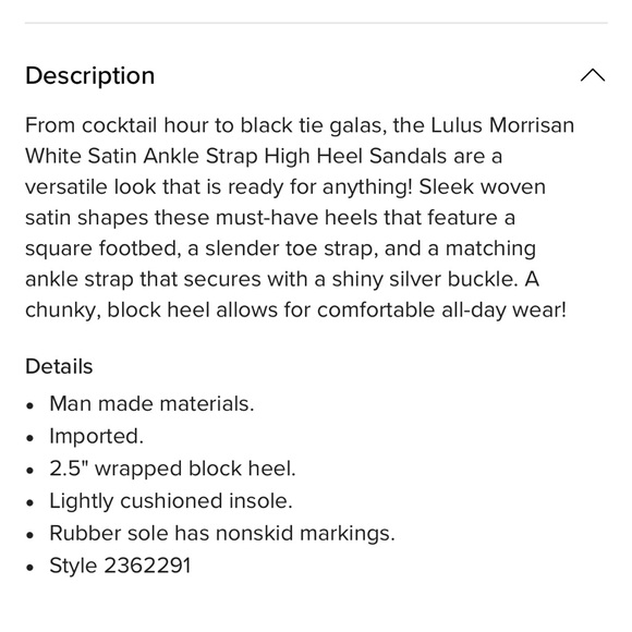 Lulus white heels - Picture 2 of 2